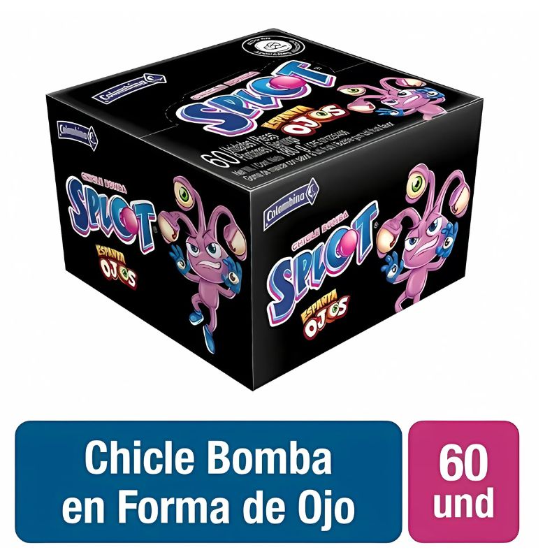 CHICLE SPLOT ESPANTA OJOS X 60