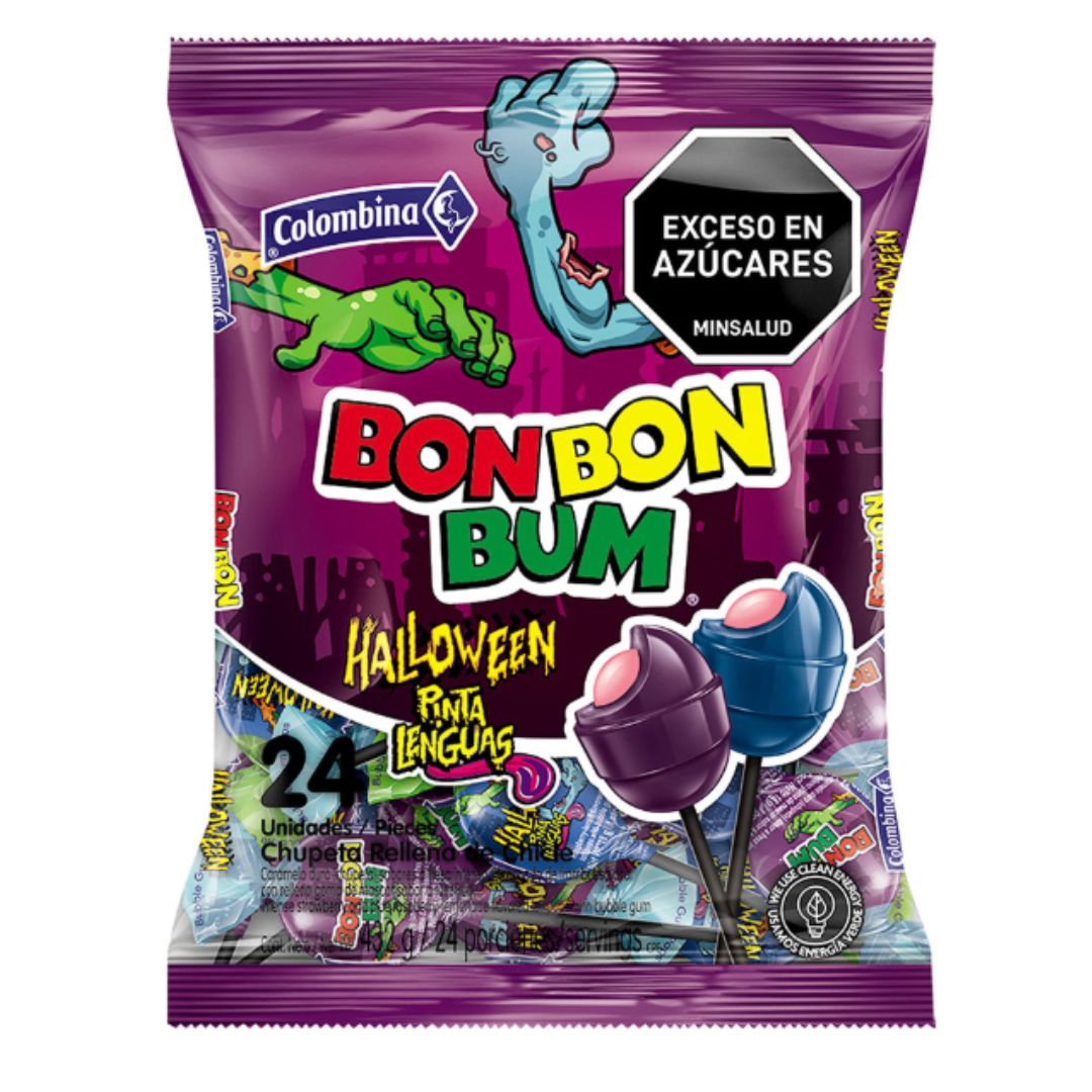 BON BON BUM X 24 HALLOWEEN COLOMBINA