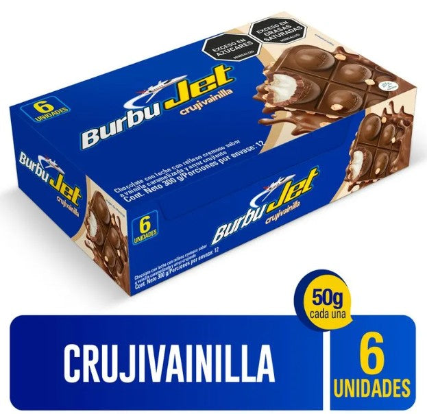 JET BURBUJET X 6 U CRUJI VAINILLA