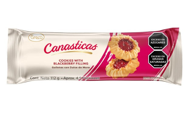 GALLETA CANASTICAS TARTALETA X 112 GR  GRECO