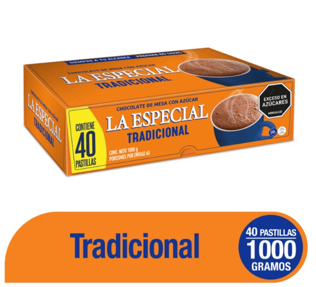 CHOCOLATE ESPECIAL PASTILLADO X 40
