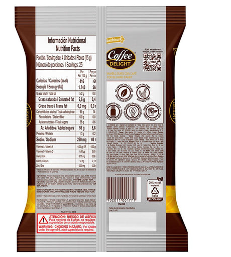 COFFEE DELIGTH X 100 DURO COLOMBINA