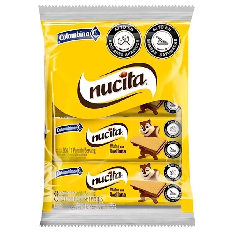 GALLETA WAFERS NUCITA CORRIENTE X 8
