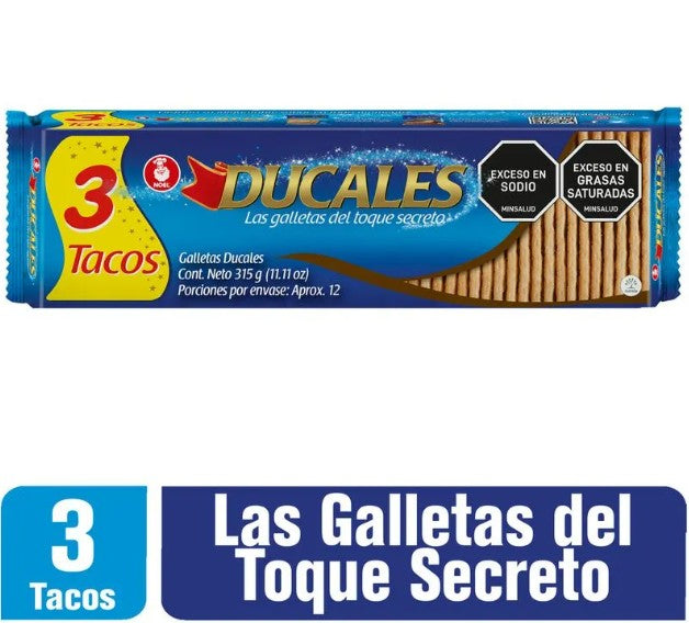 GALLETA DUCALES X 3 TACOS 315 GR
