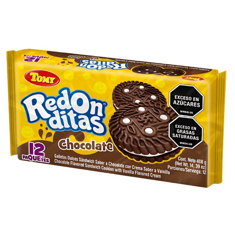 GALLETA REDONDITAS CHOCOLATE X 12 U TOMY