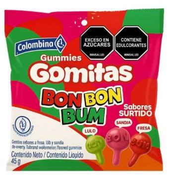 GOMA GRISLY BBB 45 GR SURTIDA COLOMBINA