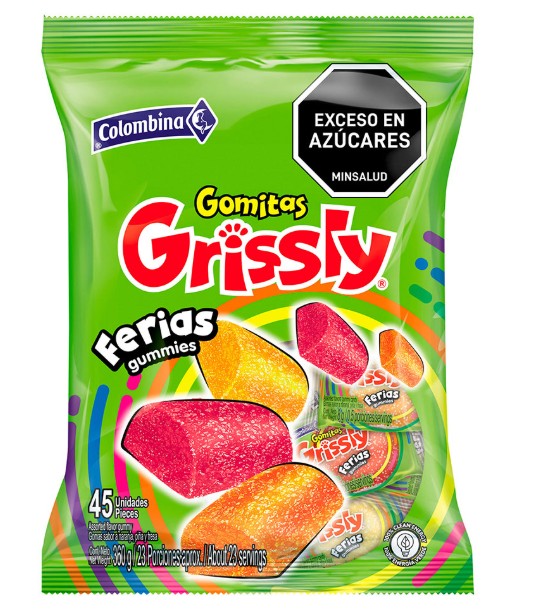 GOMA GRISLY FERIA X 45 U