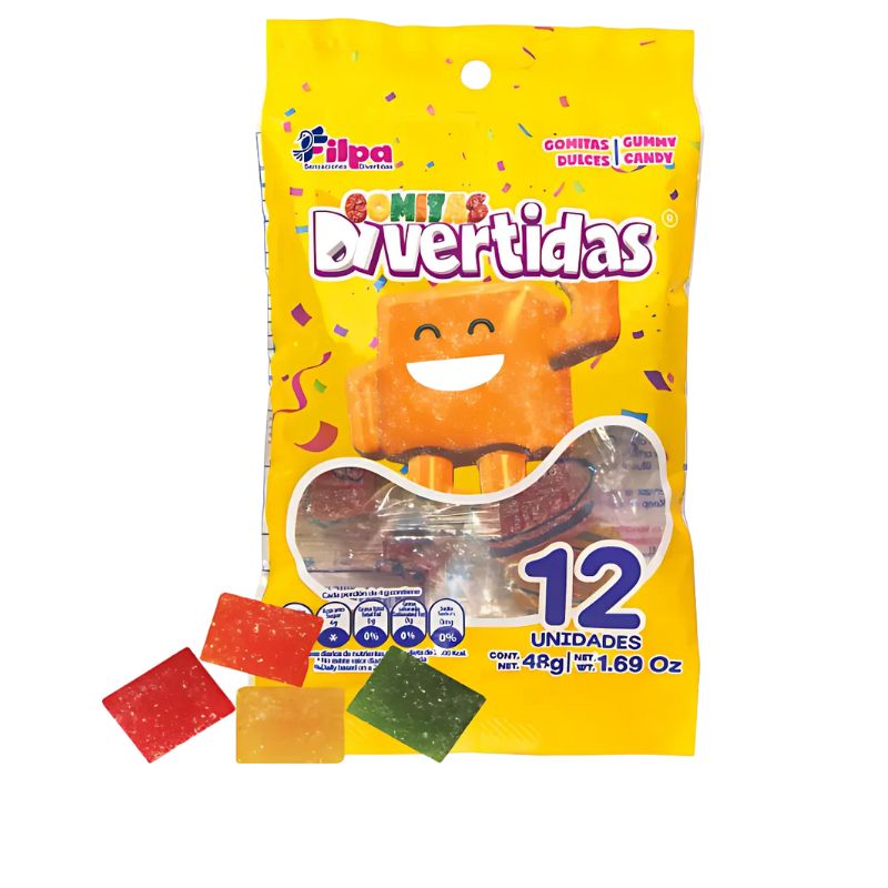 GOMITAS DIVERTIDAS ACIDAS X 92 U FILPA