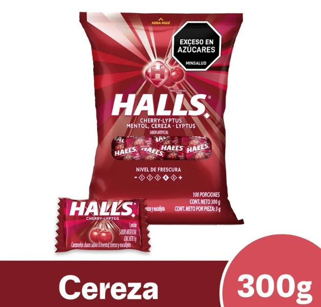HALLS PEPA X 100 CHERRY