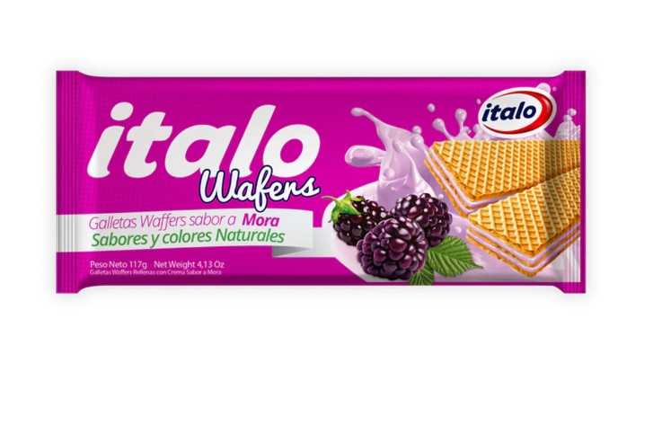 GALLETA WAFERS ITALO TACO 117 GR MORA