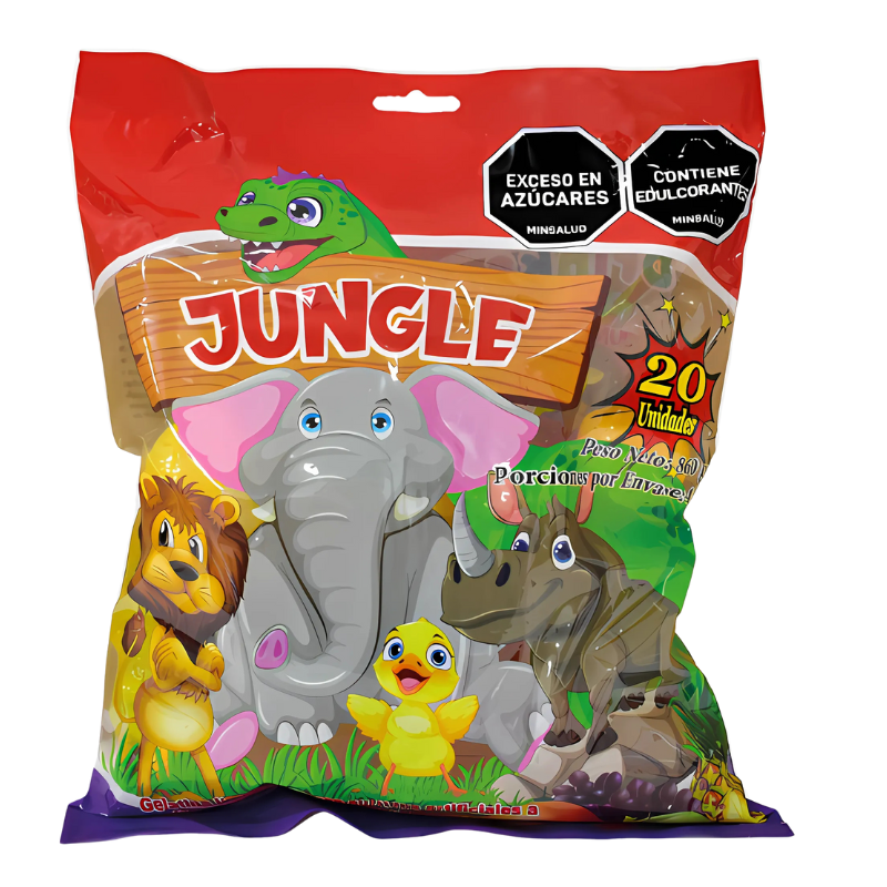 GELATINA JELLY DRINKS ANIMALES X 20 U