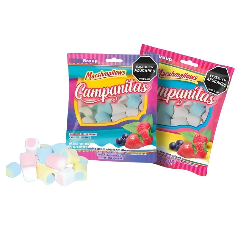MASMELOS CAMPANITAS 60 GR IMPODULCES