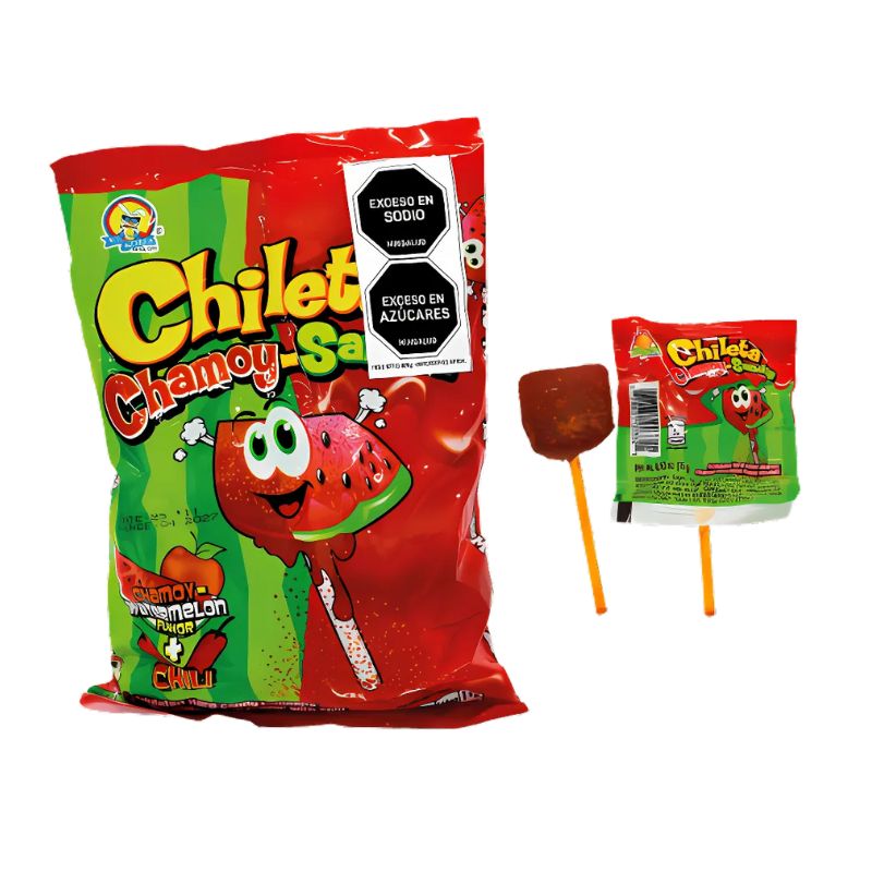 CHUPETA CHAMOY SANDIA 15 GR X 40 U ADRO