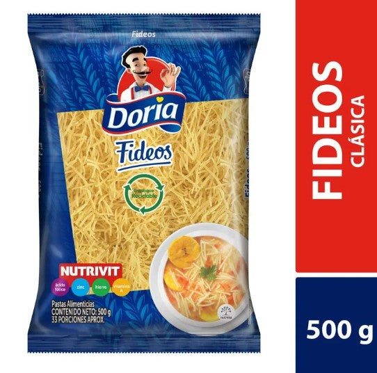 PASTA DORIA FIDEOS 500 GR