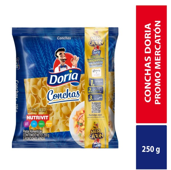 PASTA DORIA CONCHA 500 GR