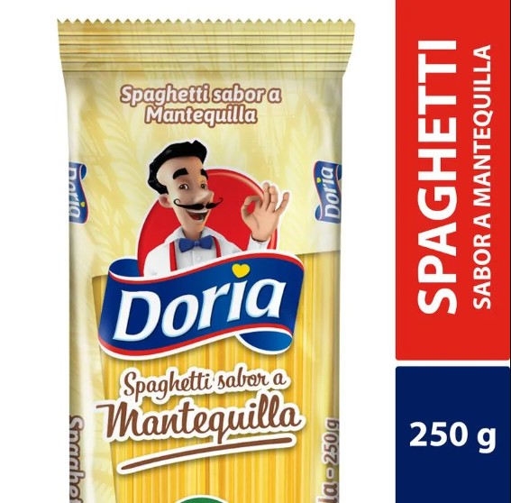 PASTA DORIA SPAGETTI 250 GR MANTEQUILLA