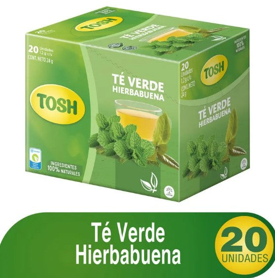 TE TOSH VERDEHIERBABUENA X 20 U