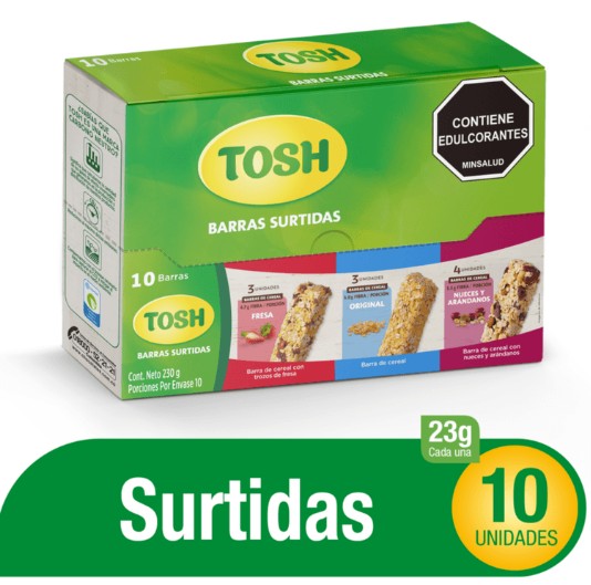 TOSH BARRA FRE-CHOC- ARANDAN X 10 U