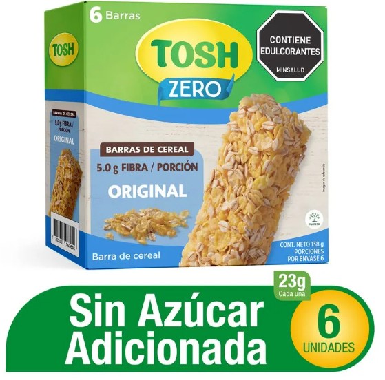TOSH LYNE BARRA SIN AZUCAR X 6