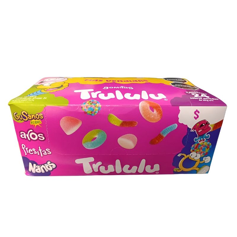 GOMA TRULULU SURTIDA 35 GR X 24 U