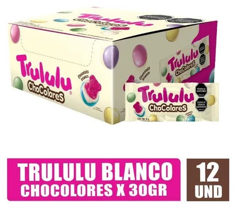 TRULULU CHOCOLORES BLANCA X 12 U