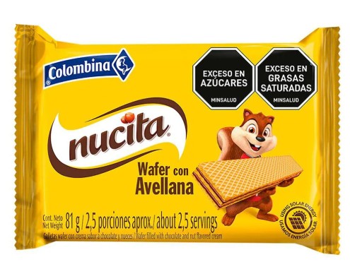 GALLETA WAFER NUCITA MTCO 81 GR